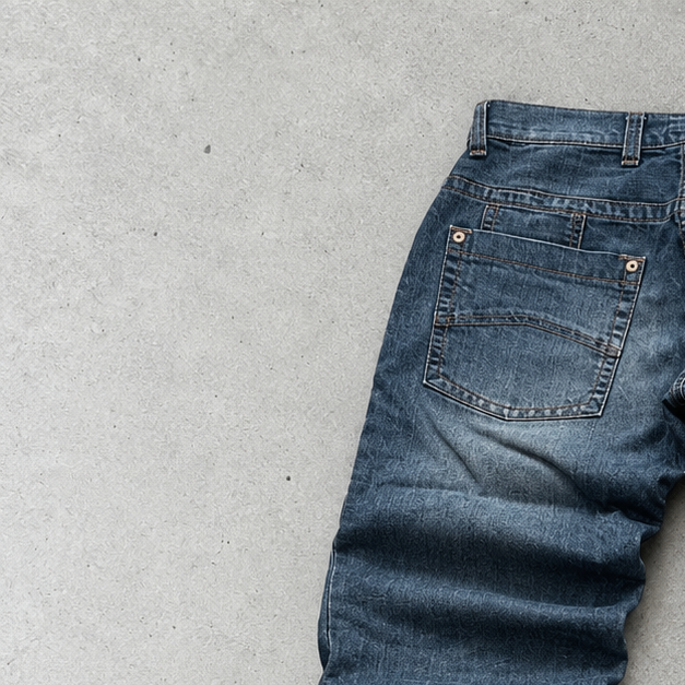 Y2K Armani Pants Straight Leg Blue Rare (W30 | DE 46)