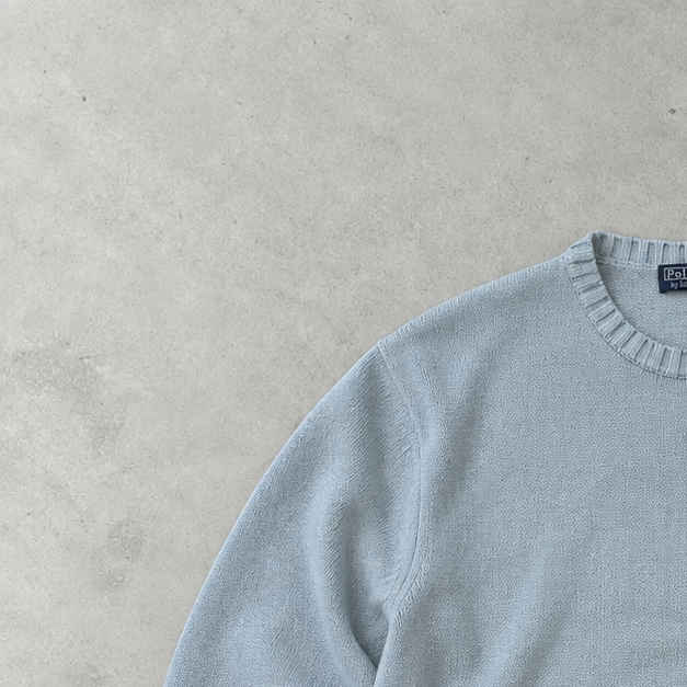 Y2K Polo Ralph Lauren Sweater Hellblau Limited (M)