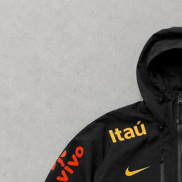 Brazil 2022 2024 Nike Windbreaker Black Rare (Size XL)