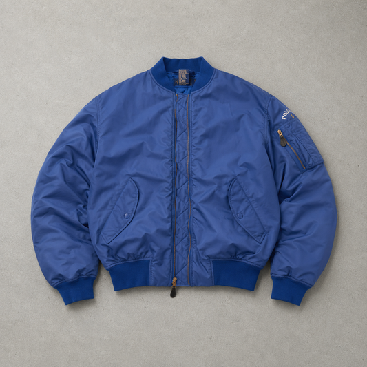 Polo Ralph Lauren Bomber Jacket Blau Rare (M)