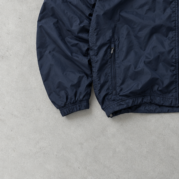 Barcelona 2000 Nike Windbreaker Marineblau Rare (L) Stitched Logo