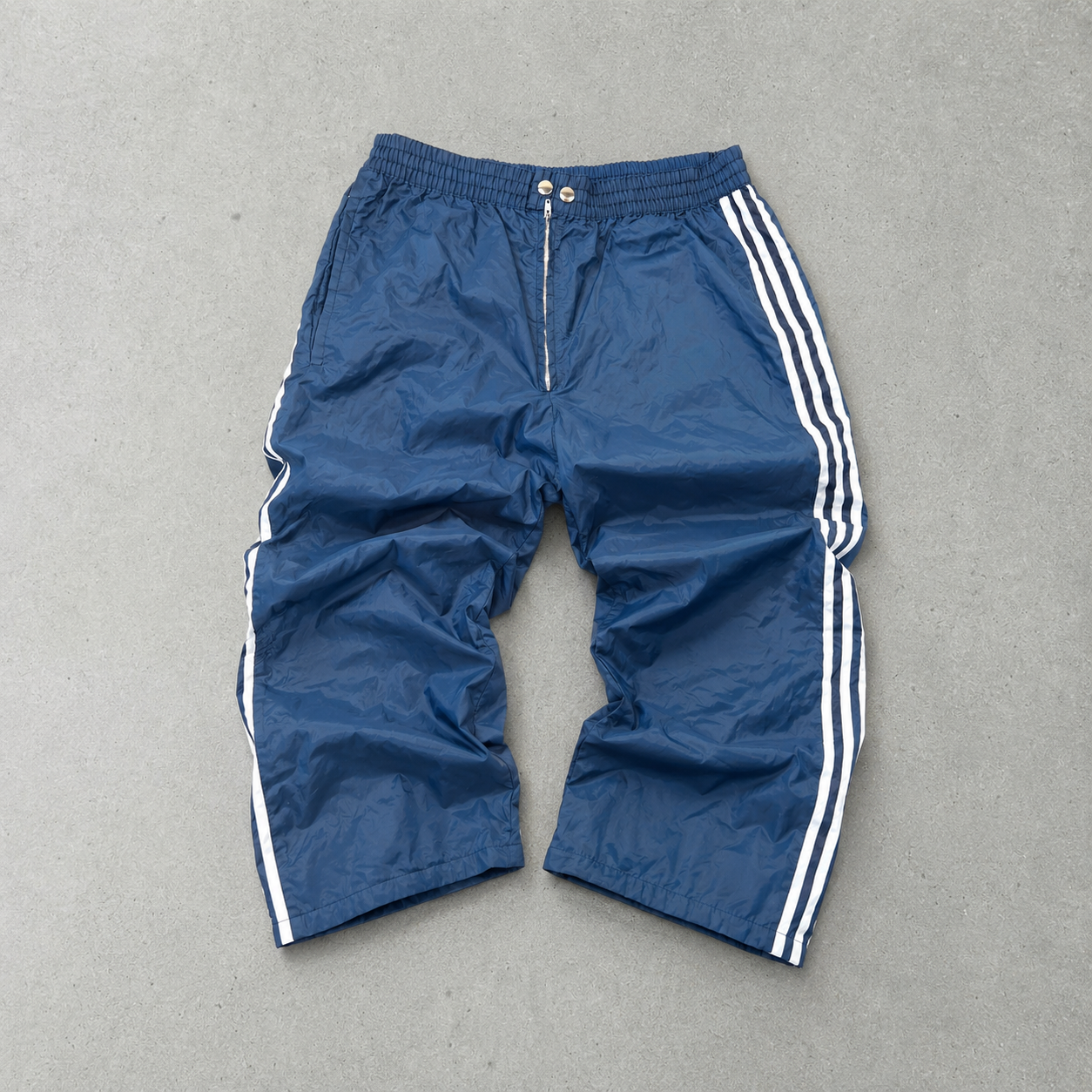 Y2K 90s 80s ADIDAS Ski Pants Navy / Blue Rare (S)