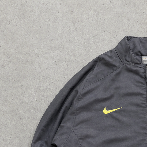 FC Barcelona Y2K Retro Vintage Nike Track Jacket Grey Limited (L)