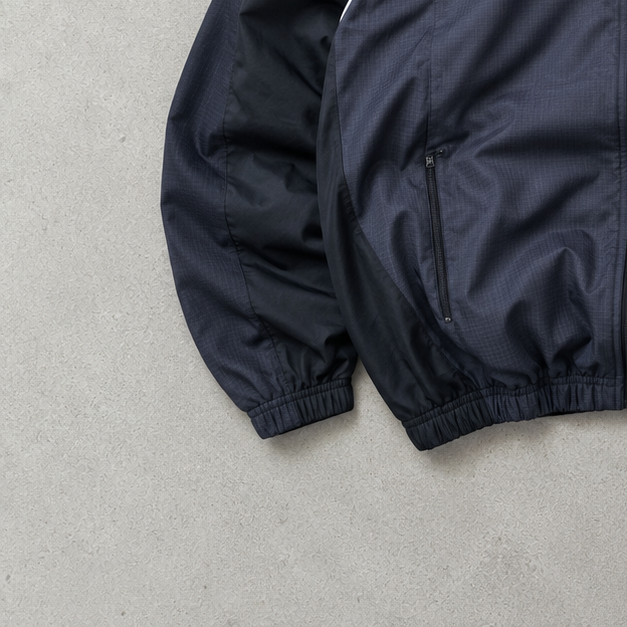 00s Nike Windbreaker Black, Grey Limited (M)