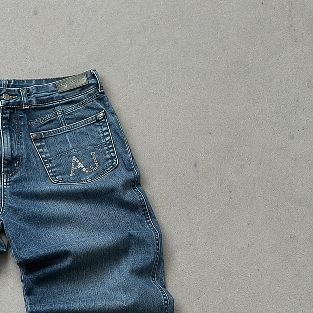 Y2K Armani Jeans Bootcut Jeans Blue Limited (S)