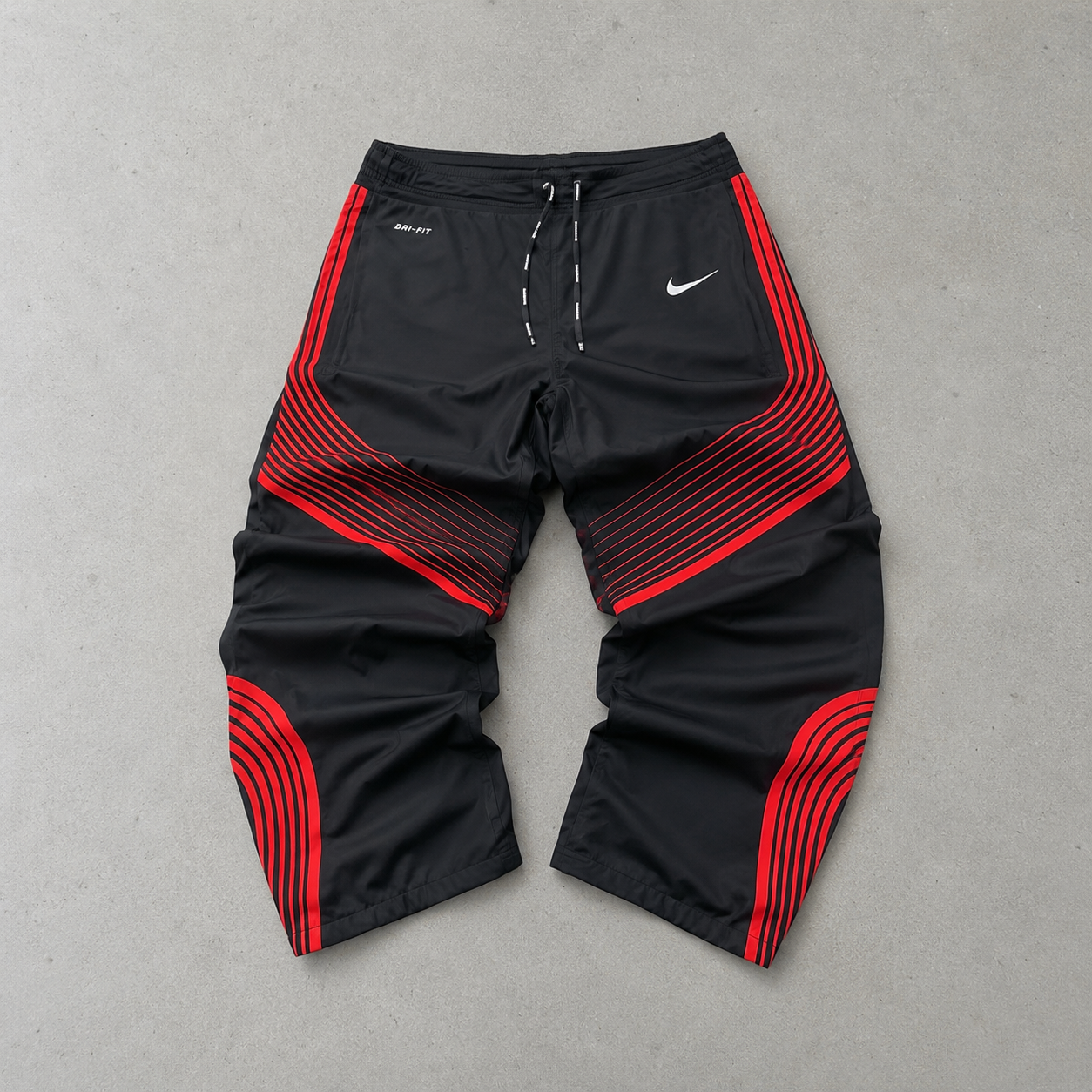 Nike Running Leggings Schwarz, Rot Limited (M)