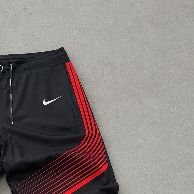 Nike Running Leggings Schwarz, Rot Limited (M)