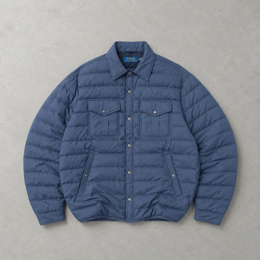 Polo Ralph Lauren Puffer Jacket Marineblau Rare (M)