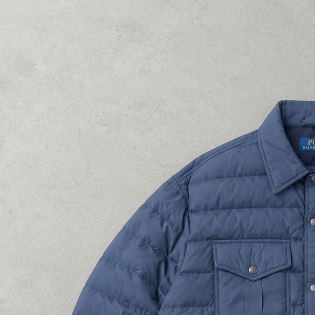 Polo Ralph Lauren Puffer Jacket Marineblau Rare (M)