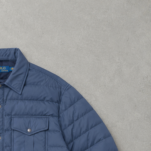 Polo Ralph Lauren Puffer Jacket Marineblau Rare (M)