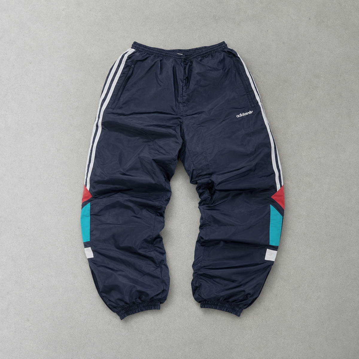 90s Adidas Track Pants Marineblau Rare (Size M)
