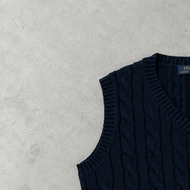 Polo Ralph Lauren Vest Marineblau Rare (M)