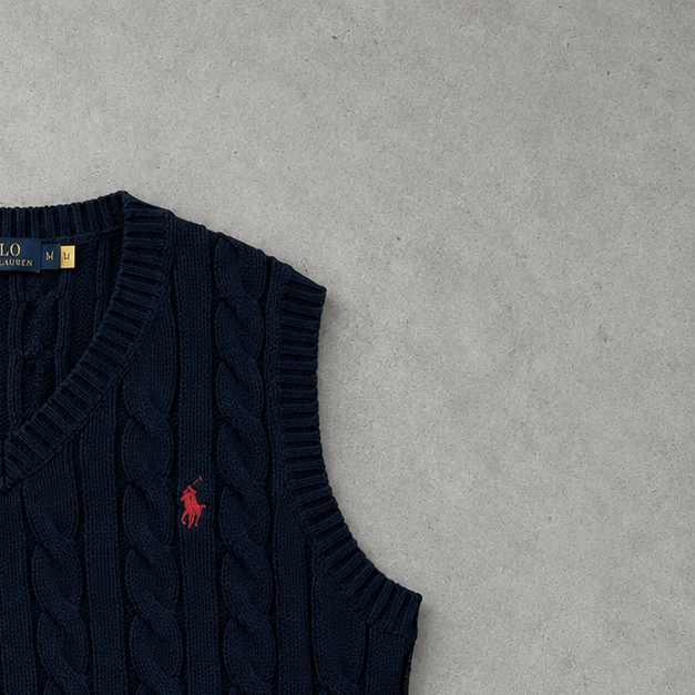 Polo Ralph Lauren Vest Marineblau Rare (M)