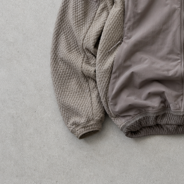 Adidas Fleece Jacket Grau Rare (S) Stitched Logo