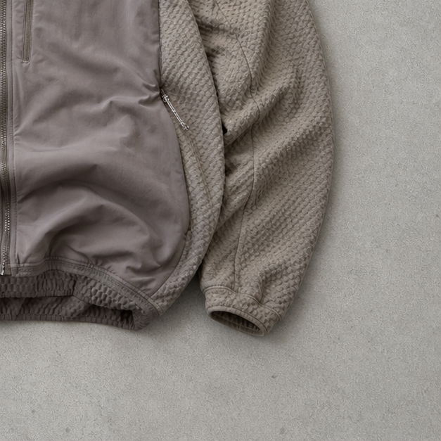 Adidas Fleece Jacket Grau Rare (S) Stitched Logo