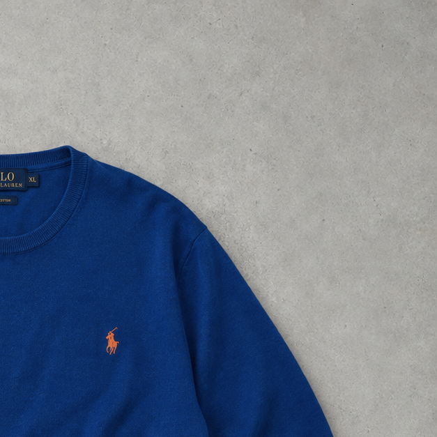 Ralph Lauren Sweater Blau, Marineblau Rare (XXL)