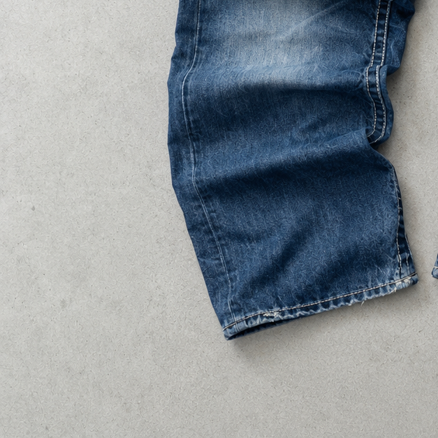 Y2K True Religion Jeans Blau, Weiß Limited (M)