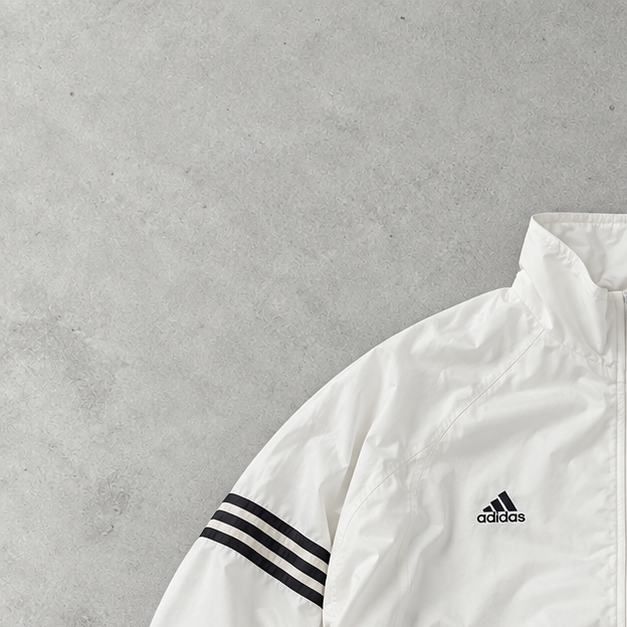 90s adidas Track Jacket Weiß Limited (S)