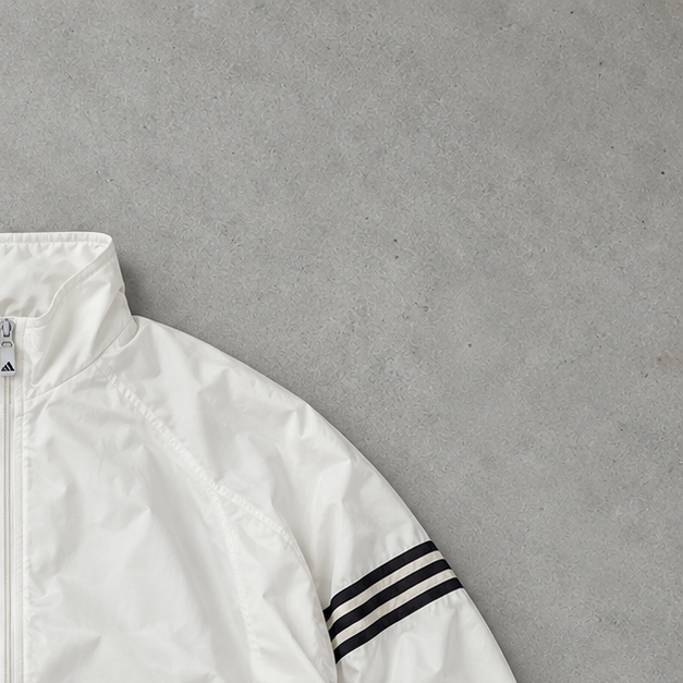 90s adidas Track Jacket Weiß Limited (S)