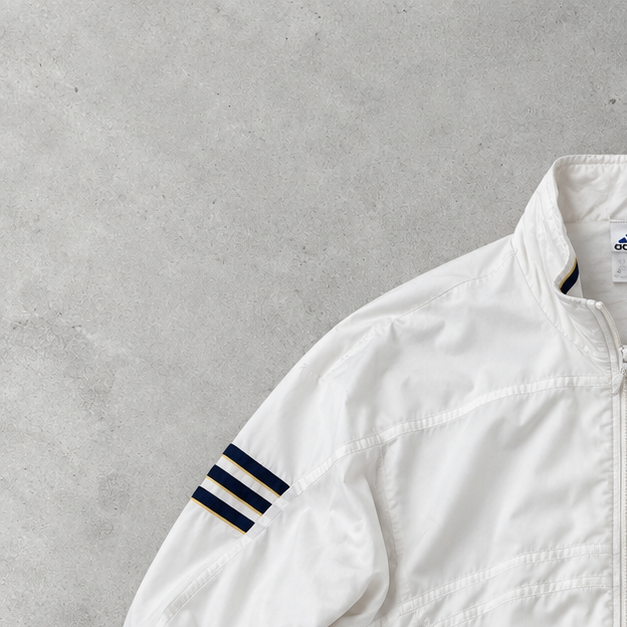 90s adidas Track Jacket Weiß Limited (S)