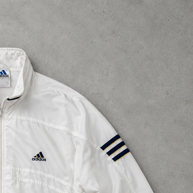 90s adidas Track Jacket Weiß Limited (S)