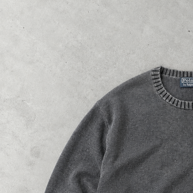 Ralph Lauren Crewneck Sweater Grau Rare (L)