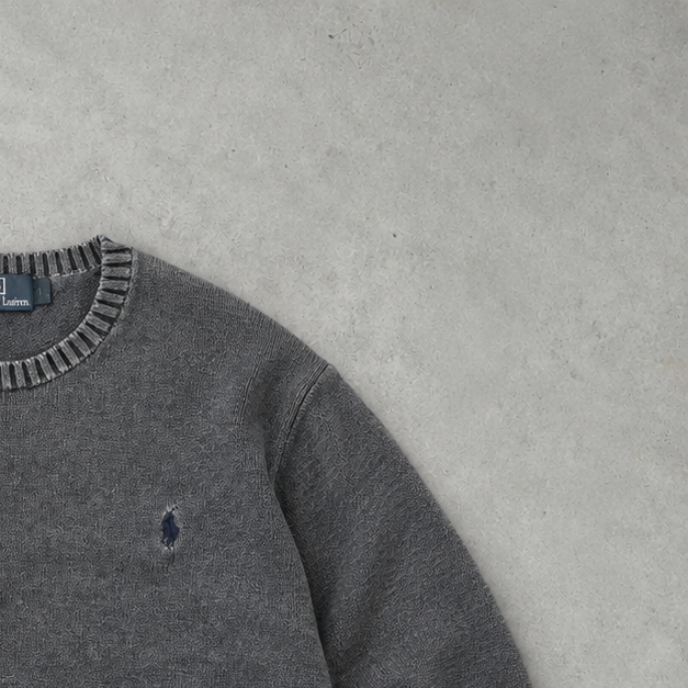 Ralph Lauren Crewneck Sweater Grau Rare (L)