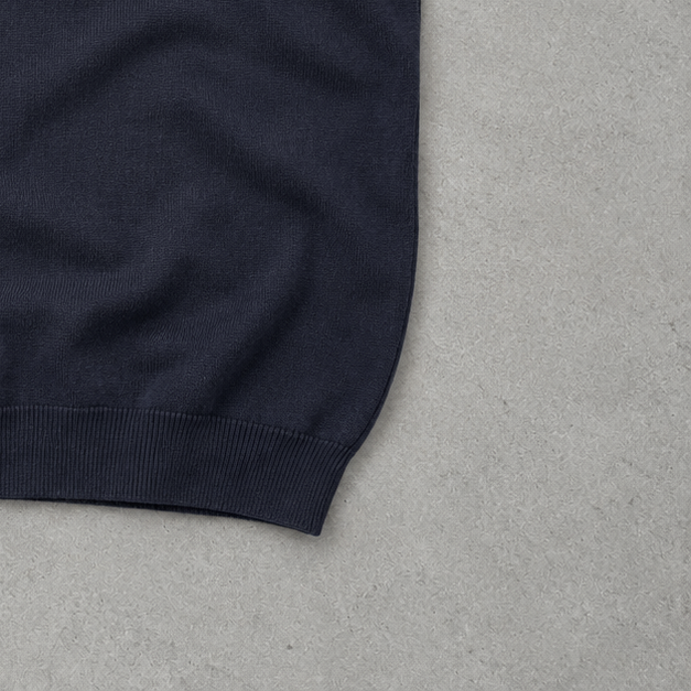 Ralph Lauren Vest Marineblau Rare (M) Stitched Logo