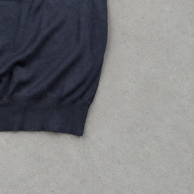 Ralph Lauren Vest Marineblau Rare (M) Stitched Logo