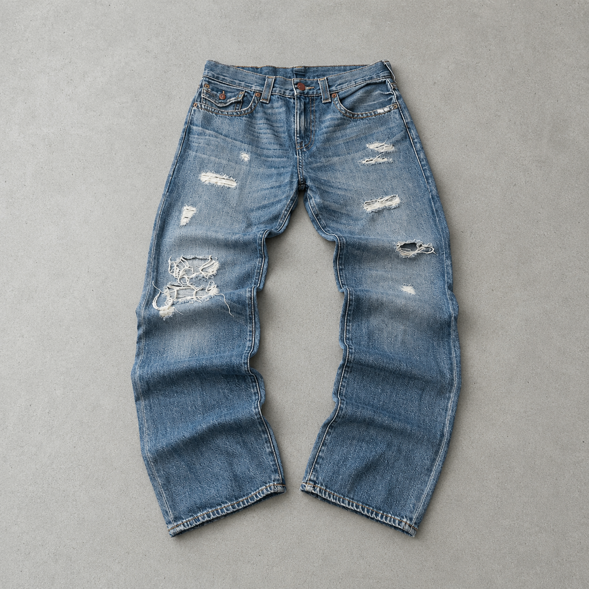 Vintage True Religion Baggy Jeans Blau Limited (M)