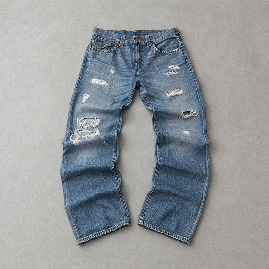 Vintage True Religion Baggy Jeans Blau Limited (M)