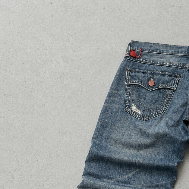 Vintage True Religion Baggy Jeans Blau Limited (M)
