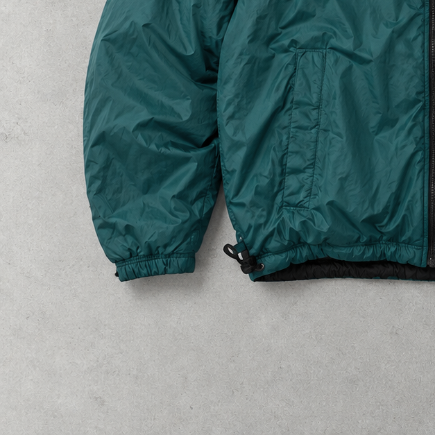 adidas Jacket Schwarz, Dunkelgrün Rare (M)