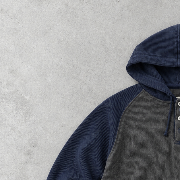 Polo Ralph Lauren Hoodie Grau, Marineblau Rare (L)
