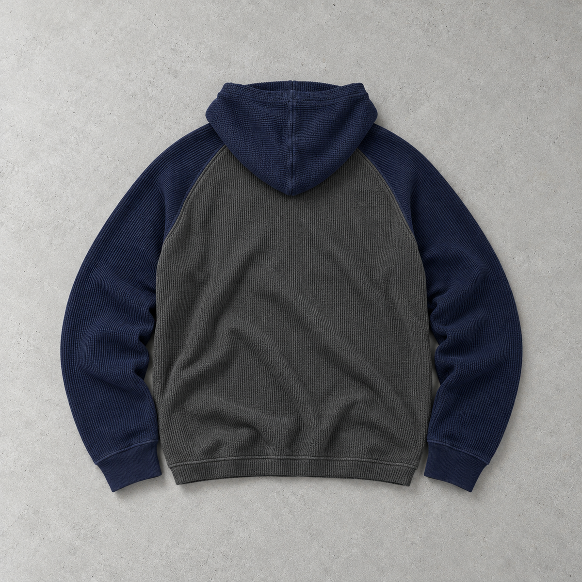 Polo Ralph Lauren Hoodie Grau, Marineblau Rare (L)