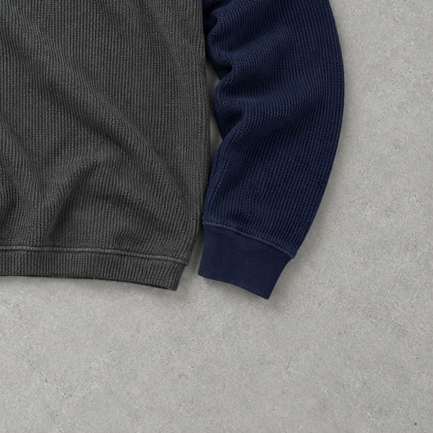 Polo Ralph Lauren Hoodie Grau, Marineblau Rare (L)