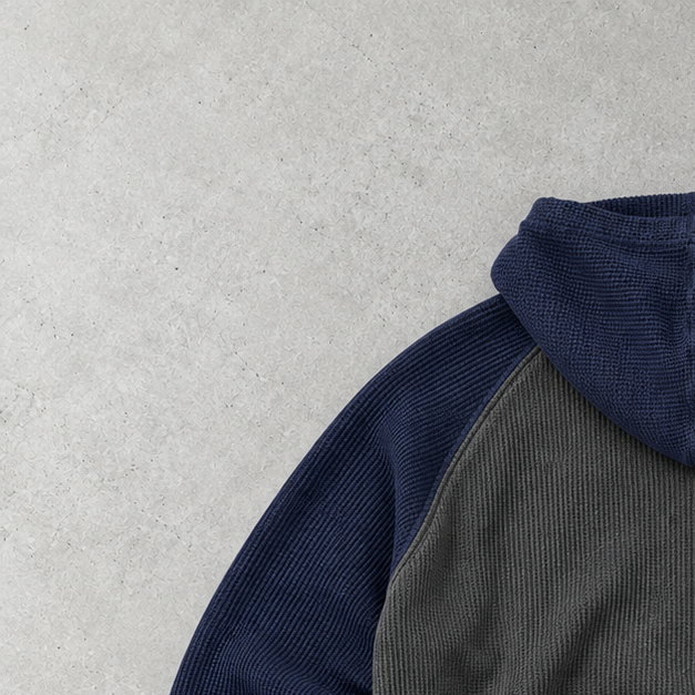 Polo Ralph Lauren Hoodie Grau, Marineblau Rare (L)