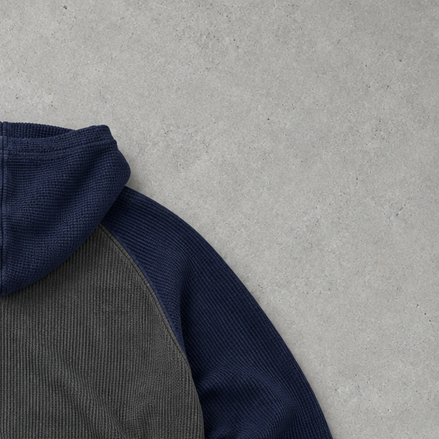 Polo Ralph Lauren Hoodie Grau, Marineblau Rare (L)