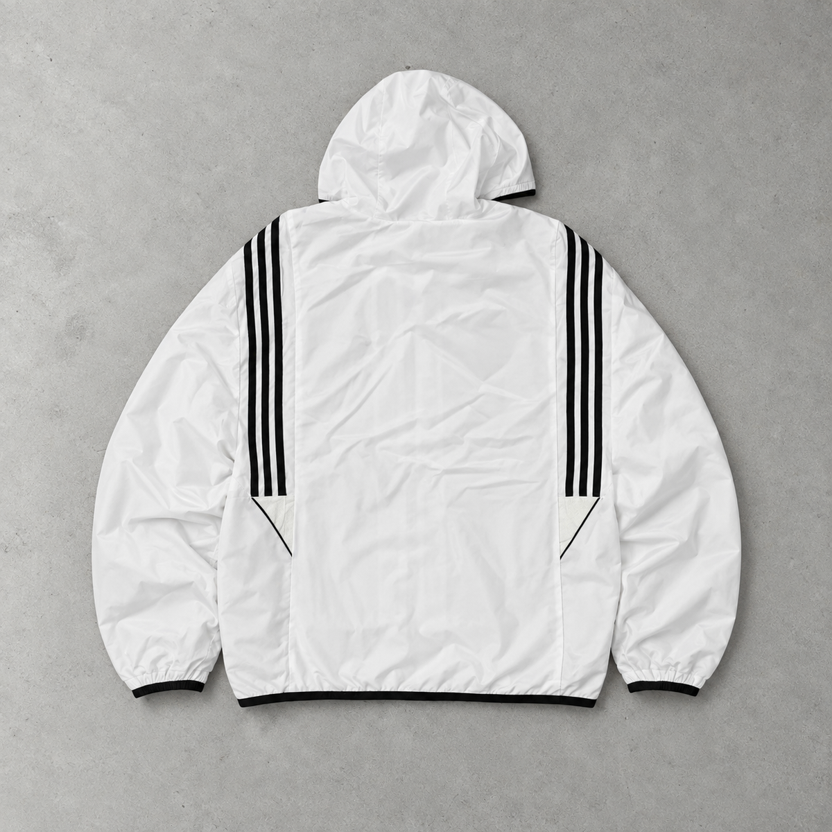 2024 Adidas Rain Jacket White / Black Rare (L)