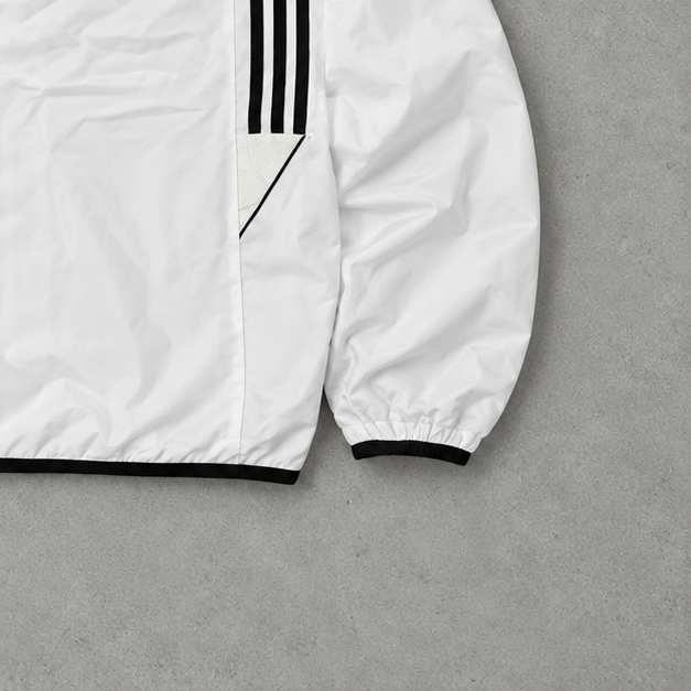 2024 Adidas Rain Jacket White / Black Rare (L)