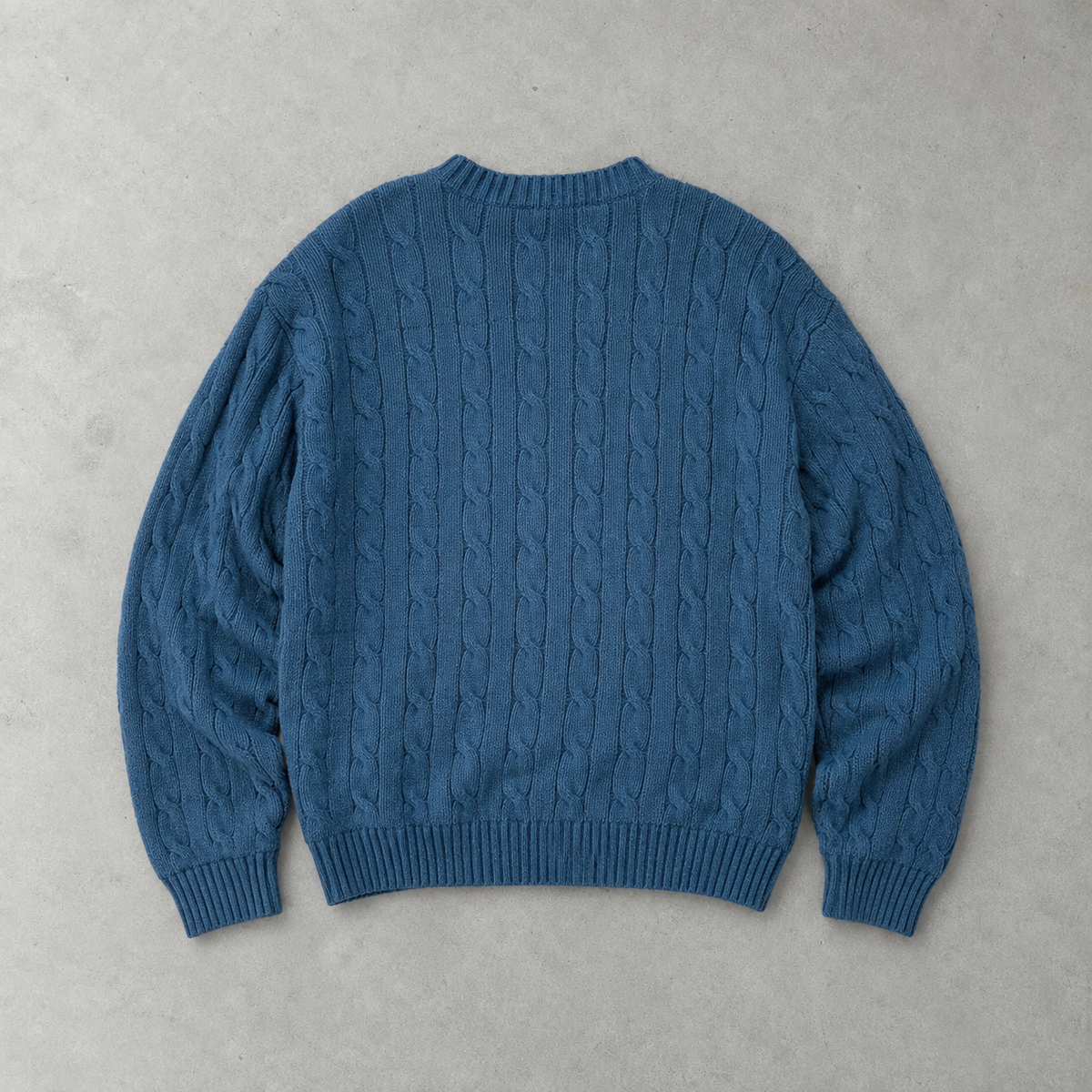Polo Ralph Lauren Sweater Blau Rare (XXL) Stitched Logo