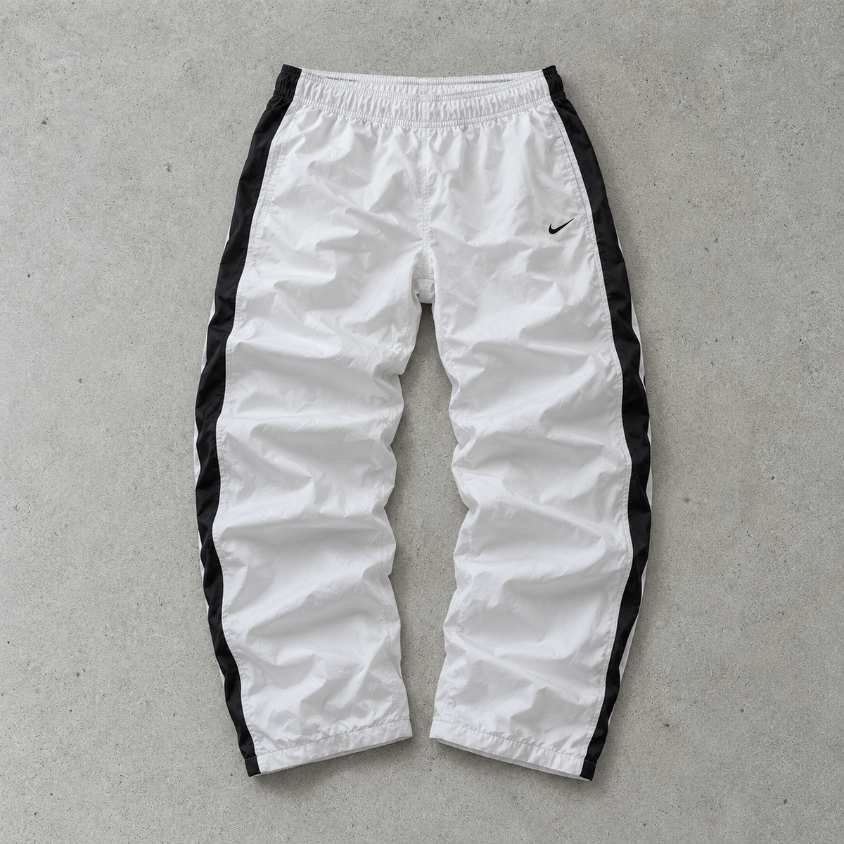 Y2K Nike Track Pants Weiß Rare (XL)