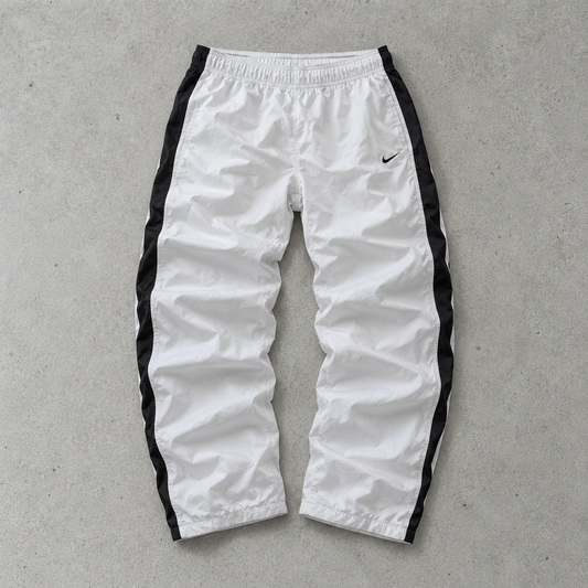Y2K Nike Track Pants Weiß Rare (XL)