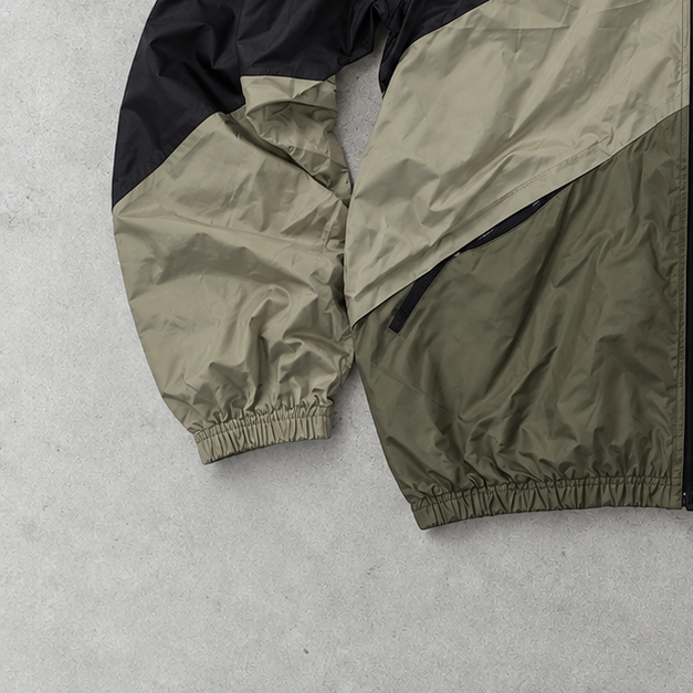 adidas Jacket Schwarz, Dunkelgrün Rare (S)