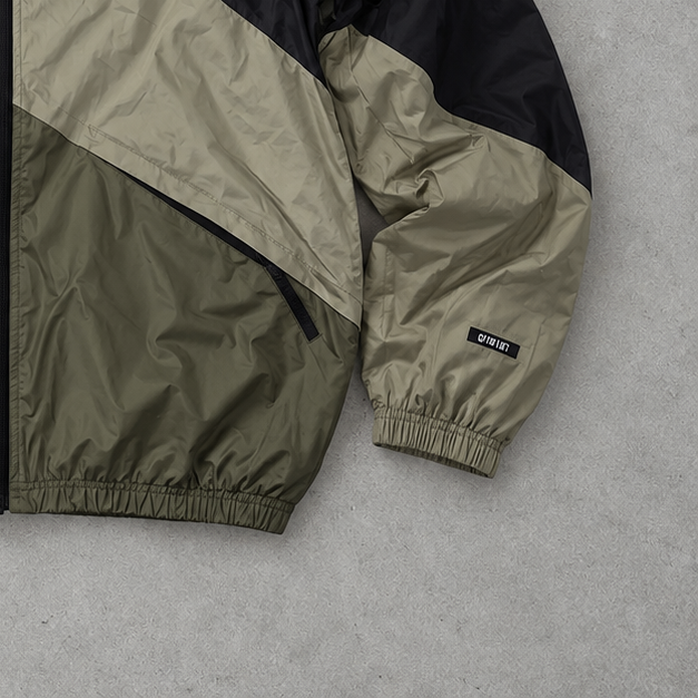 adidas Jacket Schwarz, Dunkelgrün Rare (S)