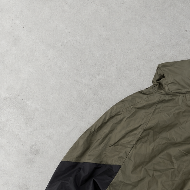 adidas Jacket Schwarz, Dunkelgrün Rare (S)