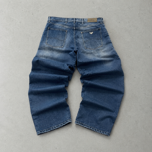 90s Armani Jeans Blau Rare (L)