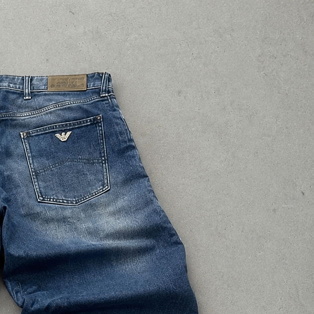 90s Armani Jeans Blau Rare (L)