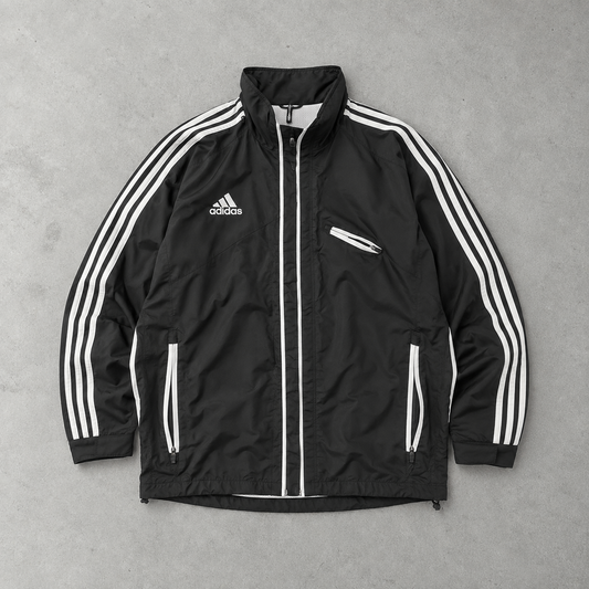 Adidas Windbreaker Black / White Limited (L)
