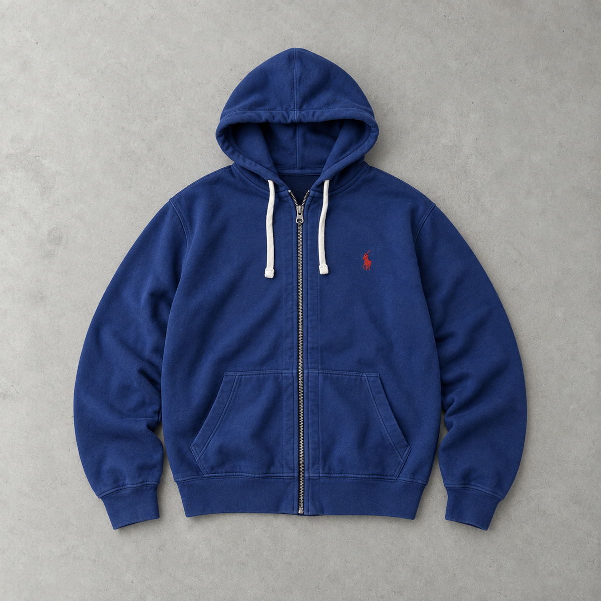 Ralph Lauren Hoodie Blau Rare (L)